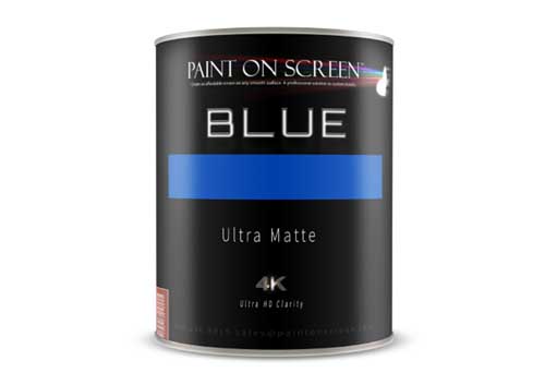 PaintOnScreen Chroma Key Blue Paint-{IṤͶӰĻ